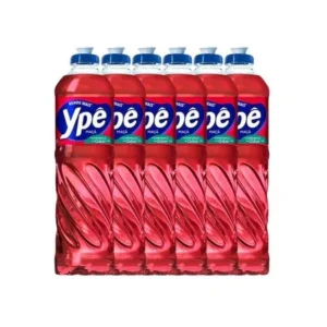 Detergente Líquido Ype Maçã 500ml – Fardo com 6 Unidades